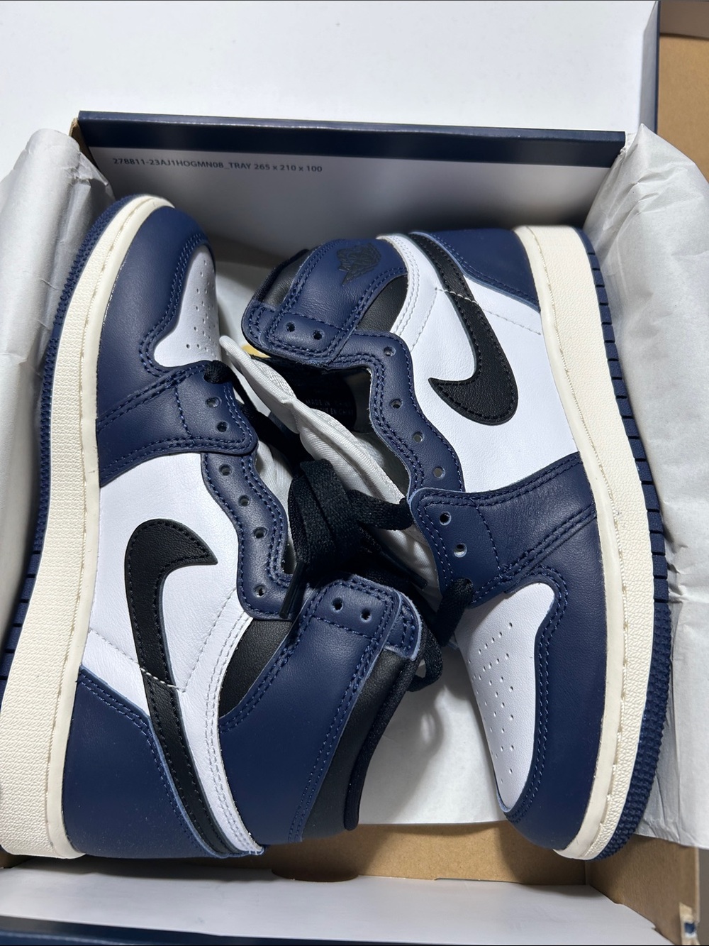 Nike Air Jordan 1 High Navy White Black Retro